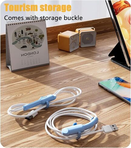 Rookii 2Pcs Data Cable Protector,Silicone Cord Saver Dustproof Storage Data Cable Winder 3 in 1 Anti-Break Protective Cover Compatible for iPhone,Android,Type-c Charger (ihpone-Android Black) in Kuwait