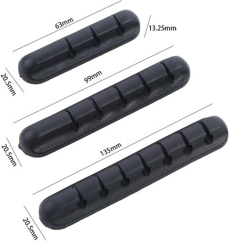 سطح المكتب أداة التشطيب حامل كابل سماعة الرأس سلك حامي إدارة الكبلات USB اكسسوارات السيارات السيارات (7 الكابلات) in Saudi Arabia