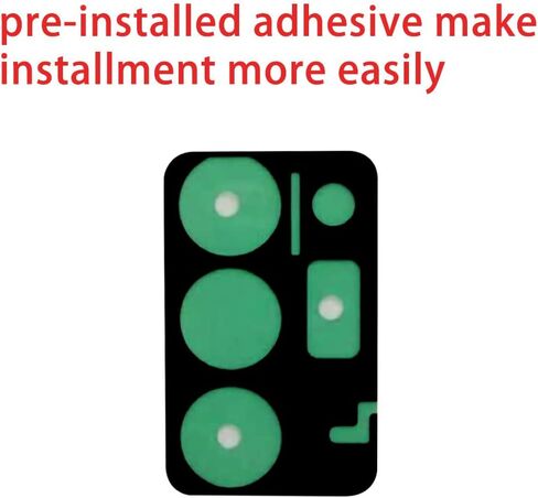 مجموعتان من قطع غيار زجاج عدسة الكاميرا الخلفية الخلفية لهاتف Samsung Galaxy S25 Ultra مقاس 6.9 بوصة مع لاصق مثبت مسبقًا ومجموعة أدوات إصلاح in Kuwait