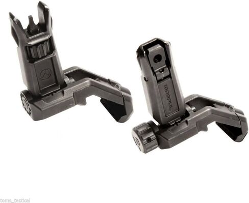 Magpul MBUS Pro Offset Front and Rear Flip-Up Backup Sights, 526-525, Black in Saudi Arabia