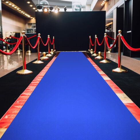 Shappy Black Carpet Runner Rug for Party 55gsm Thickness with Carpet Tape Hallway Rug for Graduate Wedding Party Dance Floor Outdoor Accessories(2.6 x 16.4 Feet) in Saudi Arabia