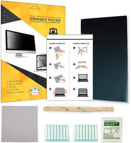 27 Inch Computer Monitor Privacy Screen Filter, Anti-Glare Blue Light Eye Protection Protector Film in Saudi Arabia