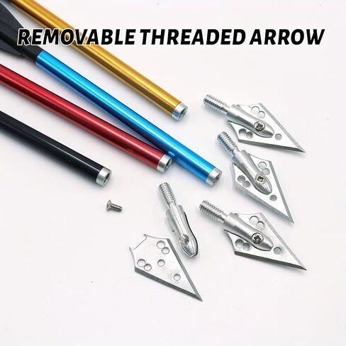 6.7 Inch Mini Archery Crossbow Bolts Set with Sharp Metal Tip, Reusable Durable Arrow Dart for Shooting Target Practice, Small Hunting Game, Outdoor Fishing-Red in Saudi Arabia