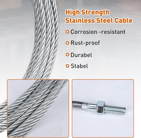 كابلات المعادل N372 للرفع الدوار موديل SPO10، استبدال الرقم BH7529-86، 30 قدم، مجموعة من 2 in Kuwait