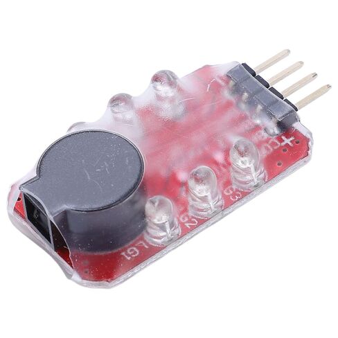 5 Pcs Lithium Battery Voltage Tester Low Voltage Alarm LiPo Battery Checker Sound Light Warning Real Time Detection Battery Voltage Buzzer Alarm for 2S 3S in Saudi Arabia