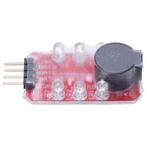 5 Pcs Lithium Battery Voltage Tester Low Voltage Alarm LiPo Battery Checker Sound Light Warning Real Time Detection Battery Voltage Buzzer Alarm for 2S 3S in Saudi Arabia