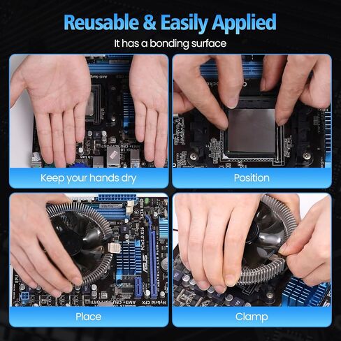 Thermal Pad,68 * 51 * 0.2mm,Graphene Thermal Pads for GPU/CPU/XBOX/PS5/ Electronics - Highly Efficient, Compressible (68 * 51mm) in Saudi Arabia