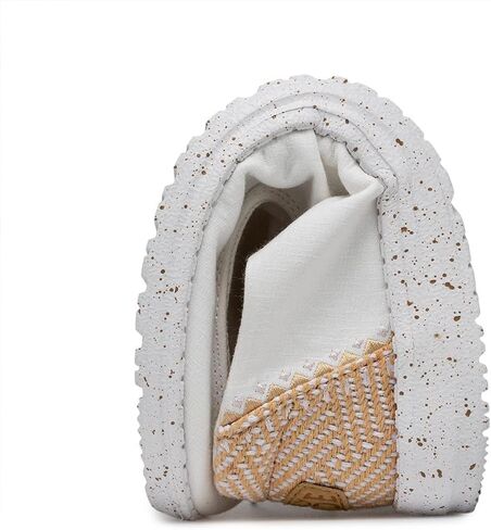 Hey Dude Women's Wendy Chambray White Size 8 | Women's Shoes | Women's Slip On Shoes | Comfortable & Light-Weight in Saudi Arabia