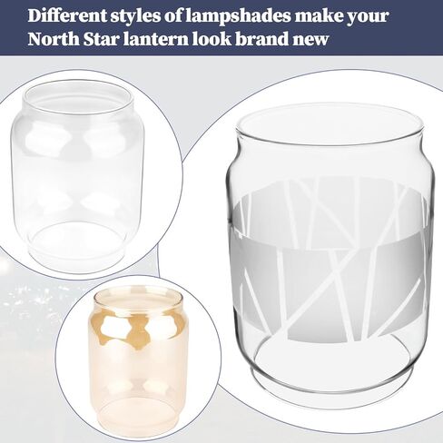 Amber Lantern Globe متوافق مع Coleman Northstar Lanterns 2000/2500 2000-043C - ضوء ناعم ودافئ | زجاج بوروسيليكات مقاوم للحرارة in Kuwait