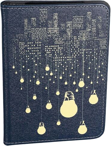 Book Reader Case Cover Painted Exquisite Patterns Protective Case with Hand Strap for 11th Generation 2022 (Lamp Bulb) in Saudi Arabia