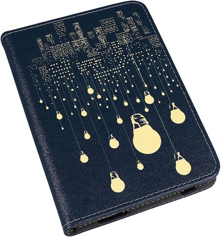 Book Reader Case Cover Painted Exquisite Patterns Protective Case with Hand Strap for 11th Generation 2022 (Lamp Bulb) in Saudi Arabia