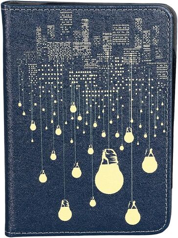 Book Reader Case Cover Painted Exquisite Patterns Protective Case with Hand Strap for 11th Generation 2022 (Lamp Bulb) in Saudi Arabia
