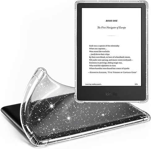 6" Kindle Case (2024 & 2022, 11th Gen) – Slim Protective Cover with Auto Sleep/Wake & Hand Strap (Agave Green) in Saudi Arabia