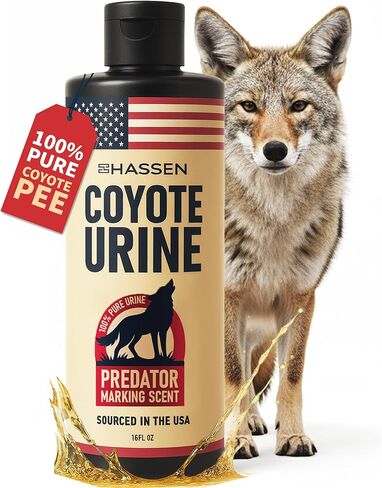 HASSEN Coyote Urine Premium 100% بول حقيقي يحاكي وجود المفترس، إشارة الوعي بالفريسة الغريزية - رائحة منطقة الحيوان in Kuwait