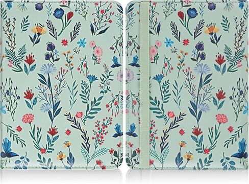 Universal Case for 6 inch Kindle eReader Compatible with Paperwhite(2015/2018)/Pocketbook and Tolino/Kobo Clara HD,6" eReader Protective Case Cover Elastic Rope,White Flowers in Saudi Arabia