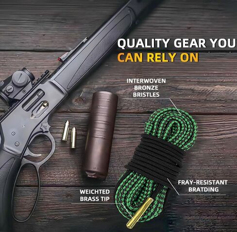 Gun Cleaning Kit for All Caliber Rifles,Pistol,Handgun,Shotgun,Universal Gun Cleaning Kit for .223/5.56 .308 7.62 9mm All Cal, Gun Accessories for Men in Saudi Arabia