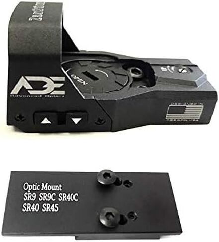 Ade Advanced Optics Zantitium RD3-015 Red Dot Reflex Sight for Ruger SR9,SR9C,SR40C,SR40,SR45 Pistol in Saudi Arabia