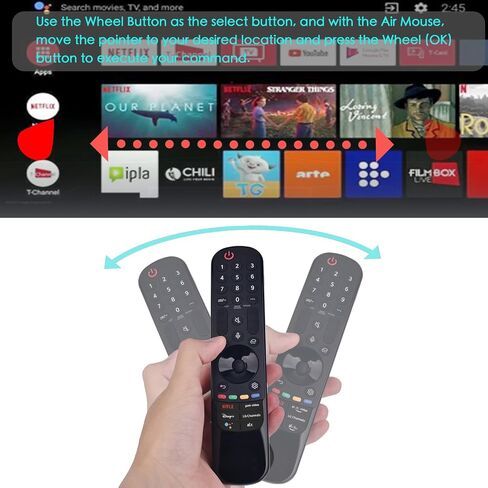 Replacement Remote Control for All Apple TVs: for Apple 4K/ Gen 1 2 3 4/ HD A2169 A1842 A1625 A1427 A1469 A1378 A1218 with TV Control Function in Saudi Arabia