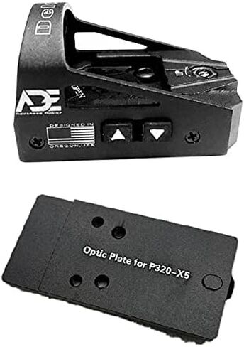 Ade Advanced Optics Delta RD3-012 Red Dot Reflex Sight + Optic Mounting Plate for Sig Sauer P320-X5 Pistol in Saudi Arabia