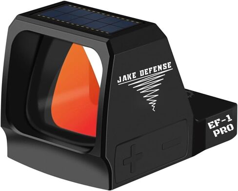 NADO EF-1 PRO, Solar Powered, Motion Shake Awake Multi-Reticle for RMR Cut Footprint, Shockproof and Waterproof Red Dot Sight, Open Reflex Optics with Picatinny Base. in Saudi Arabia