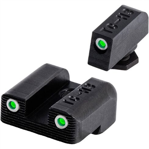 TruGlo Tritium Glow in The Dark Compact Pistol Optic with Transitioning Green and White Dot for Glock 42 and 43 Pistols, Green (2 Pack) in Saudi Arabia