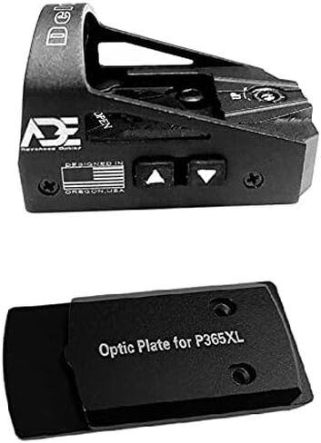 Ade Advanced Optics Delta RD3-012 جهاز رؤية منعكس للنقطة الحمراء + لوحة تركيب بصرية لمسدس Sig Sauer P365XL/P365X in Saudi Arabia