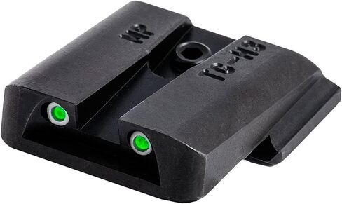 TruGlo Tritium يتوهج في الظلام مسدس بصري مع نقطة خضراء وبيضاء انتقالية لمسدسات سلسلة Smith & Wesson M&P، أسود (3 عبوات) in Saudi Arabia