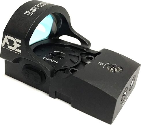 Ade Advanced Optics BERTRILLIUM RD3-013 جهاز رؤية منعكس للنقطة الحمراء + لوحة تثبيت بصرية لمسدس Ruger Security 9 + لوحة تركيب Picatinny قياسية in Saudi Arabia
