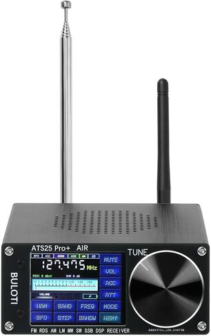 ATS25pro+ AIR Radio Portable AM FM, Bluetooth WiFi Radio AIR Band, FM SW SSB MW LW AIR SDR Aviation Band Receiver, Shortwave Radio for Home, Indoor, Outdoor, Travel, Camping, Climbing in Saudi Arabia