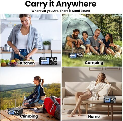 ATS25pro+ AIR Radio Portable AM FM, Bluetooth WiFi Radio AIR Band, FM SW SSB MW LW AIR SDR Aviation Band Receiver, Shortwave Radio for Home, Indoor, Outdoor, Travel, Camping, Climbing in Saudi Arabia