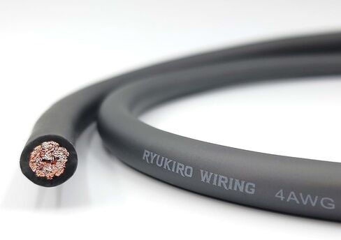4 AWG CCA Copper 1200 W Cable Car Audio Amp Wire Kit for Amplifier Wiring | True Spec Automotive Vehicle Aftermarket Subwoofer Stereo Installation Kits, incl Power Ground Cable RCA Speaker Remote Wires in Saudi Arabia