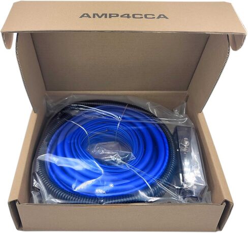 4 AWG CCA Copper 1200 W Cable Car Audio Amp Wire Kit for Amplifier Wiring | True Spec Automotive Vehicle Aftermarket Subwoofer Stereo Installation Kits, incl Power Ground Cable RCA Speaker Remote Wires in Saudi Arabia