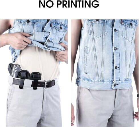 2 حزمة مجلة عالمية IWB الحقيبة المخفية تحمل 9 مم .40 .45 .380 .357، ماج الحافظة لS & W M & P Sig Sauer Ruger Glock، يناسب أي 7 10 15 مقاطع مستديرة جميع المسدسات، مسدس ذخيرة مسدس الذخيرة الحافظات in Kuwait