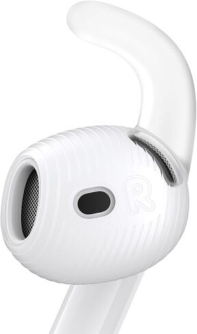 3 Pairs for AirPods Pro 3 Ear Hooks Covers (2025) [Added Storage Pouch] Anti Slip Sport Ear Tips Accessories Compatible with Apple AirPods Pro 3rd Generation (White) in Saudi Arabia