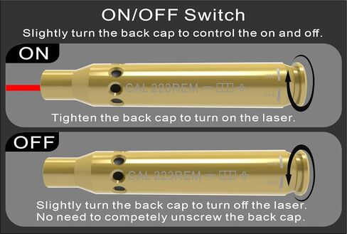 223/243 .308/30-06/25-06/270 كال ليزر أحمر تتحمل البصر تتحمل البصر التبديل تصميم نقطة حمراء Boresighter مع البطاريات in Kuwait