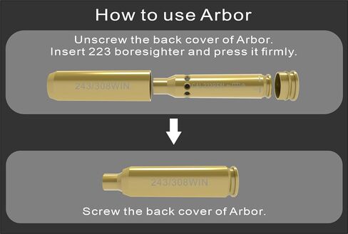 223/243 .308/30-06/25-06/270 كال ليزر أحمر تتحمل البصر تتحمل البصر التبديل تصميم نقطة حمراء Boresighter مع البطاريات in Kuwait