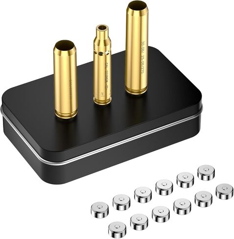 223/243 .308/30-06/25-06/270 كال ليزر أحمر تتحمل البصر تتحمل البصر التبديل تصميم نقطة حمراء Boresighter مع البطاريات in Kuwait