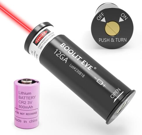 Laser Bore Sight 12GA Red/Green Laser Boresighter Comes with Switch and Large Capacity Battery in Saudi Arabia