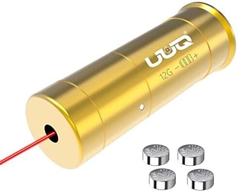 UUQ Red/Green Laser Bore Sight 9mm/.223Rem/5.56Nato Cal/.243 308/12 Gague Boresighter Red/Green Dot Beam Bore Sighter for Pistol Shotgun Rifle in Saudi Arabia