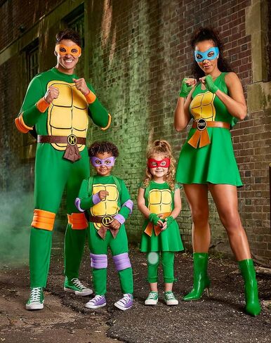 زي تنكري للبالغين من سلاحف النينجا للهالوين | مرخص رسميًا | TMNT | أزياء المجموعة in Saudi Arabia