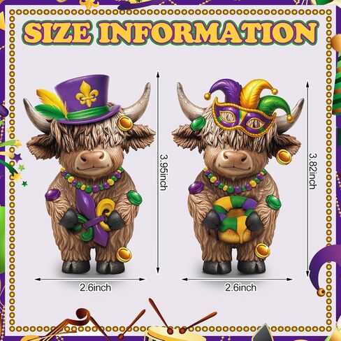 Thyle 2 Pcs Halloween Highland Cow Figurines Pumpkin Skull Candy Corn Highland Cow Gnomes Scottish Resin Statue Calf Lovers Gifts for Halloween Home Garden Kitchen Office Tiered Tray Table Decor in Saudi Arabia