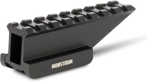 Monstrum Shrapnel Offset Picatinny Riser Mount مع قاعدة إيقاف الارتداد | 8 فتحة 3.5 بوصة in Kuwait