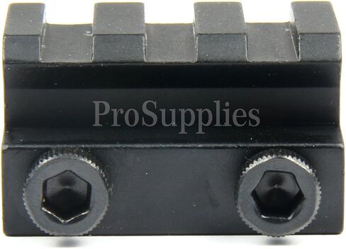 TACFUN 2PCS Flat TOP Half 1/2 INCH MINI Riser Block Mount 3 Slot Picatinny Rail in Saudi Arabia