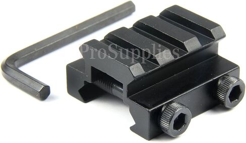 TACFUN 2PCS Flat TOP Half 1/2 INCH MINI Riser Block Mount 3 Slot Picatinny Rail in Saudi Arabia