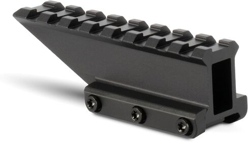 Monstrum Shrapnel Offset Picatinny Riser Mount مع قاعدة إيقاف الارتداد | 8 فتحة 3.5 بوصة in Kuwait