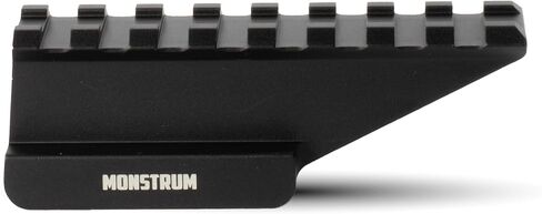 Monstrum Shrapnel Offset Picatinny Riser Mount مع قاعدة إيقاف الارتداد | 8 فتحة 3.5 بوصة in Kuwait