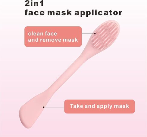 فرشاة تنظيف الوجه من السيليكون من HieerBus، فرشاة تنظيف الوجه، فرش غسل الوجه اليدوية من السيليكون، وسادة تقشير لطيفة وتدليك للعناية بالبشرة للرجال والنساء، تنظيف وتقشير، أسود + أرجواني in Kuwait