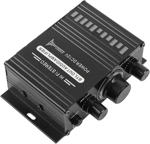 Car Mini Audio Power Amplifier, Circuit Protection Durable 12V Premium Music Quality Stereo Dual Channel Power Amplifier for Vehicle in Saudi Arabia