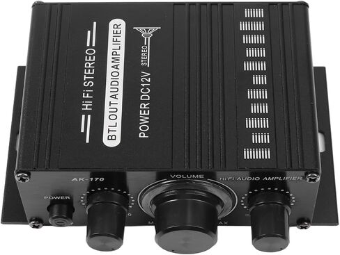Car Mini Audio Power Amplifier, Circuit Protection Durable 12V Premium Music Quality Stereo Dual Channel Power Amplifier for Vehicle in Saudi Arabia