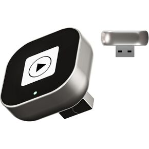 محول CarPaly وAndroid اللاسلكي - تحويل CarPlay السلكي من المصنع إلى قابس Dongle لتشغيل السيارة اللاسلكية، يعمل مع iPhone iOS 10+& Android 9+، كابلان متضمنان USB A إلى USB C & A (Y6) in Kuwait